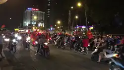 Street storming on 23 January 2018, in Ho Chi Minh City