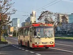 Škoda 14Tr. A usual sight during peak hours