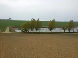 A fishpond in Želeč