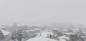 The town of Liti in the winter