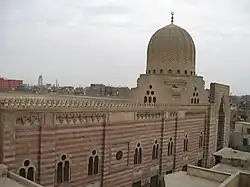 Mosque of al-Mu'ayyad Shaykh (built between 1415 and 1420), with its mausoleum dome visible
