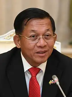Republic of the Union of Myanmar Min Aung Hlaing Prime Minister of Myanmar