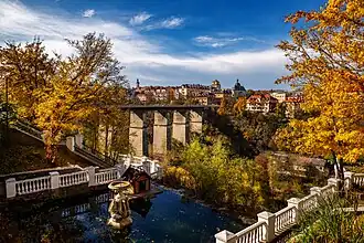 Novoplanivskyi Bridge and the Old City