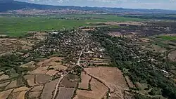 Air view of the village