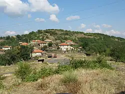 Overlooking view of the village