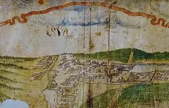 Uktussky factory plan, 1720