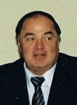 Hazret Sovmen, the second president of the Republic of Adygea, Russia, having succeeded Aslan Dzharimov at the post.