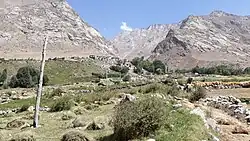 Yangai village in Warsaj district