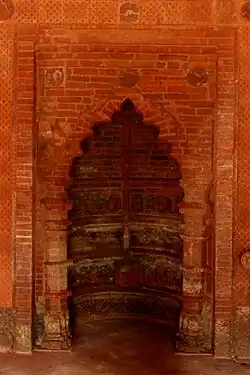 Mihrab of the mosque