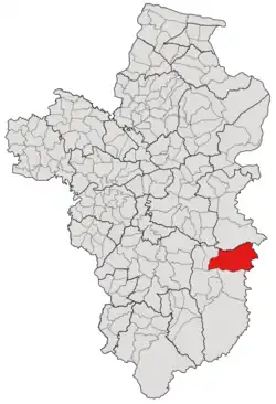 Subdistrict location in Ubon Ratchathani province