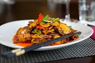 With Lao Gan Ma chili sauce