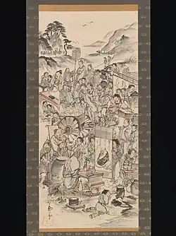 Drinking Festival of the Eight Immortals, late 18th century, Japan.