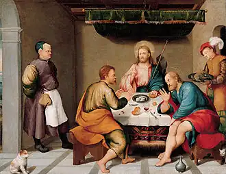 Supper at Emmaus (1538), Kimbell Art Museum
