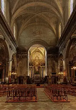 The nave and the choir.