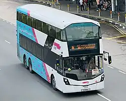 A&S Transit Wright Gemini 3-bodied Volvo B8L in Singapore