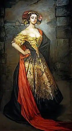 Portrait of the dancer Rita Sacchetto (1911)