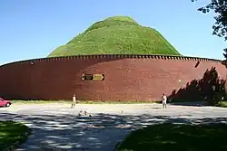 Kościuszko Mound, Kraków. Note the visitors in the foreground for scale.