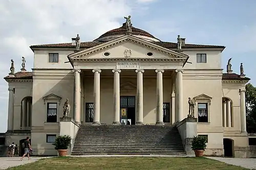 Renaissance portico of the Villa Capra "La Rotonda" (Vicenza, Veneto, Italy)