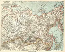 Image 301905 map of Siberia (from History of Siberia)