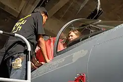 Ashley at Kadena as F-15 Pilot