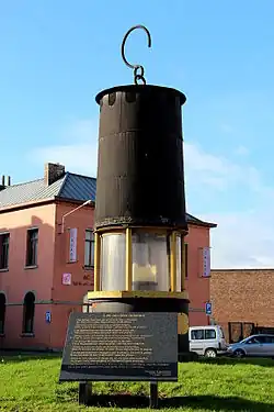 Giant miner's lamp.