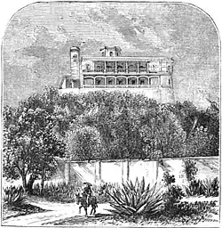Chapultepec Castle in 1870 by Albert S. Evans.[16]