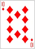 10 of Diamonds