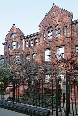 A historic mansion converted into condominiums in Chicago, U.S.