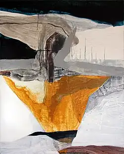 Yellow', acrylic on canvas, 101 x 81&nbsp;cm, 2008