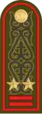 Подполковник Podpolkovnïk[8] (Kazakh Ground Forces)