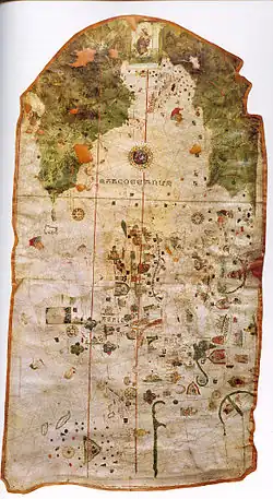 Image 49World Map by Juan de la Cosa (1500), the first map showing the Americas. (from History of cartography)