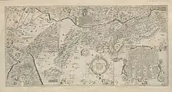 A detailed map of Palestine from the century