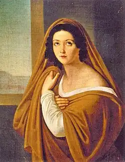 Avdotya Golitsyna&nbsp;[ru] as a Vestal Priestess