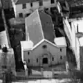Aerial view of the first synagogue, April 1935