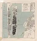 Map of Saint Louis, 1942