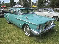 The first 1962 Australian RV1-model was a right-hand–drive version of the 1961 US Plymouth Valiant.