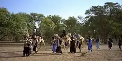 A group of traveling Wodaabe in Niger, 1997