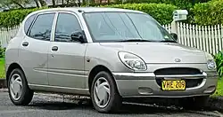 1998–2001 Daihatsu Sirion (M100RS; pre-facelift, Australia)