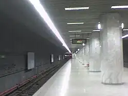 1 Mai station in 2007, original architecture