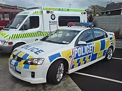 2006-2008 Holden VE Commodore SV6 sedan (New Zealand Police)