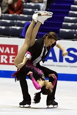 Ksenia Monko and Kirill Khaliavin at the 2009 Junior Grand Prix Finals