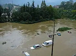 Flood in Hernani, Gipuzkoa, November 2011