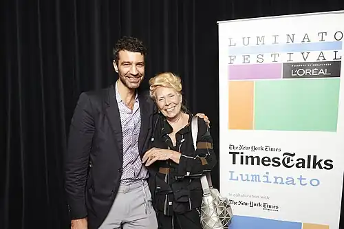 Weisbrodt and Joni Mitchell at the Luminato Festival in June 2013