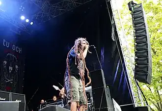 Vocalist Brian Fair in 2014