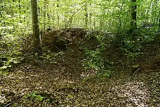 Remains of shaft no. 3