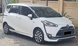 2016 Sienta 1.5 Q (pre-facelift; Indonesia)