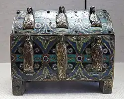 Limoges reliquary casket