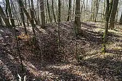 Funnel formed by shaft No. 3.