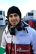 Antonio Giovinazzi at the 2019 pre-season test session at the Circuit de Barcelona-Catalunya