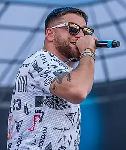KC Rebell performing in 2019